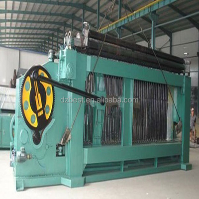 Semi Automatic Hexagonal Wire Mesh Machine 4300mm Max Mesh Weaving Width Heavy Duty Gabion For 3.5mm Wire, 22kw